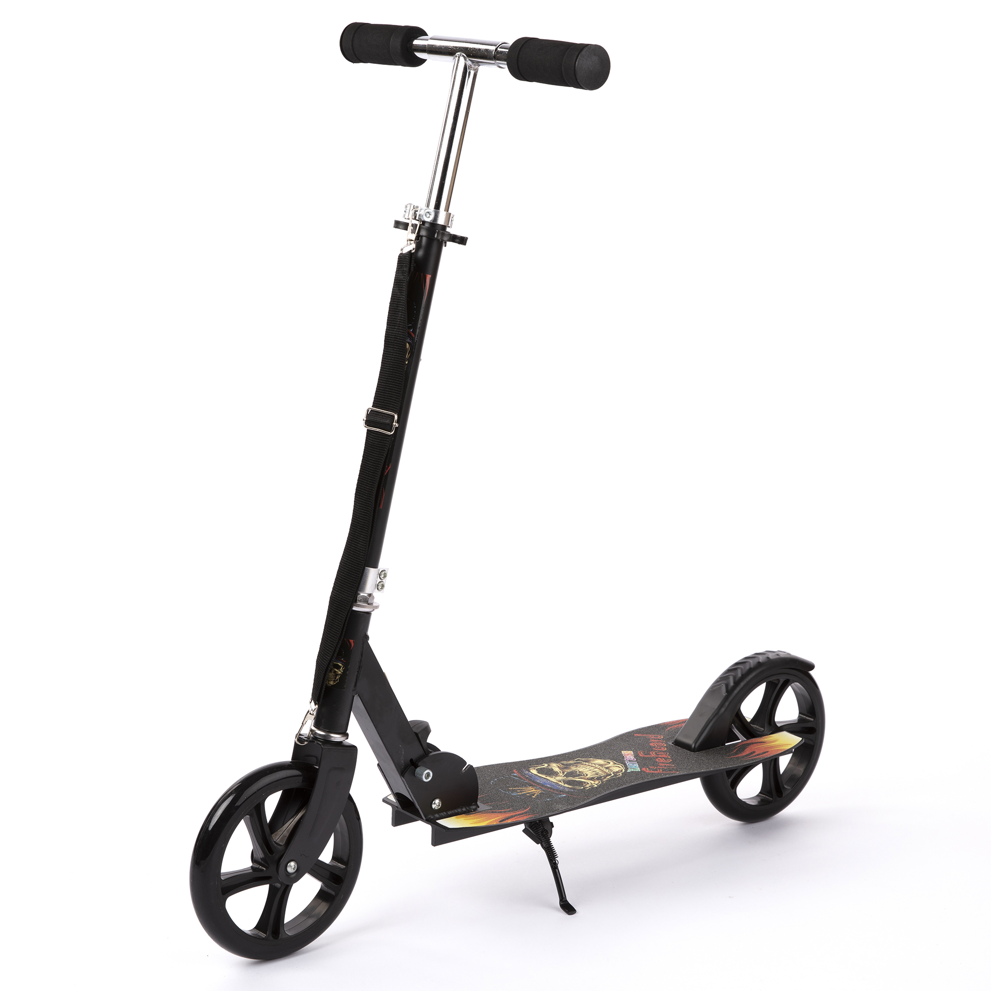 Kick Scooter Pliable Aluminium GRANDES ROUES PUSH hauteur réglable sangle de transport