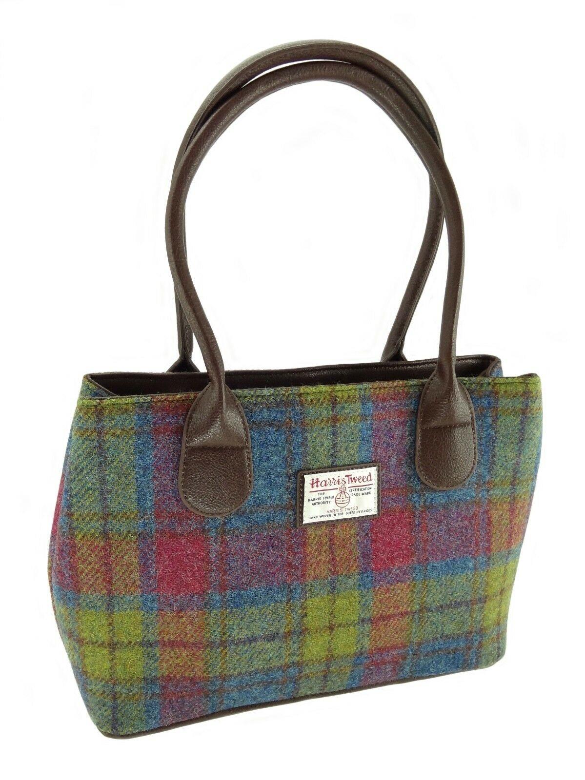 Details About Las Authentic Harris Tweed Handbag Lb1003 Col46