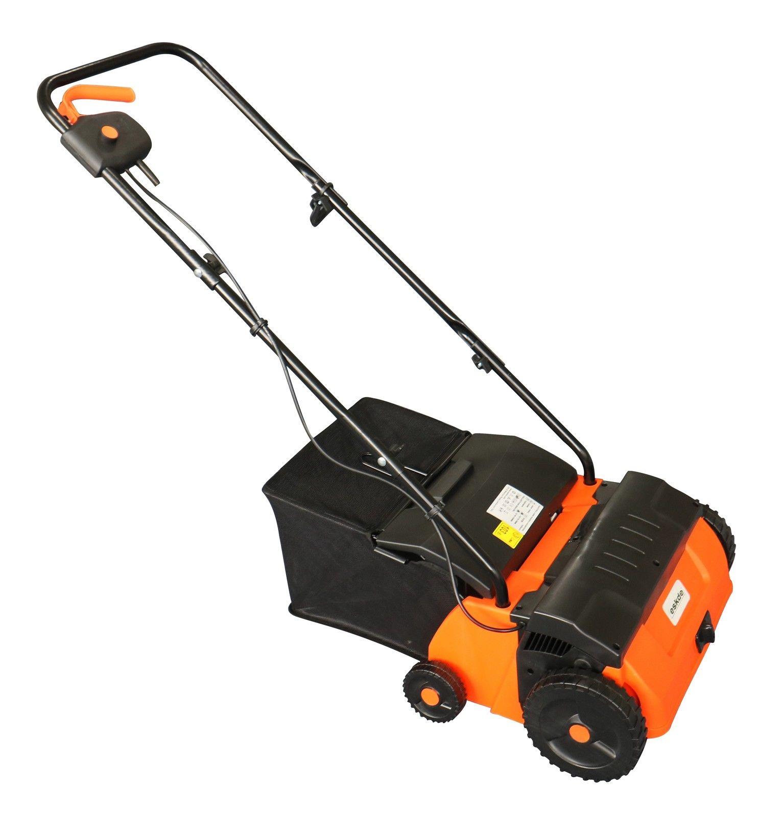 Electric Scarifier Lawn Rake & Aerator 1400w 32cm Width 4 Heights eSkde