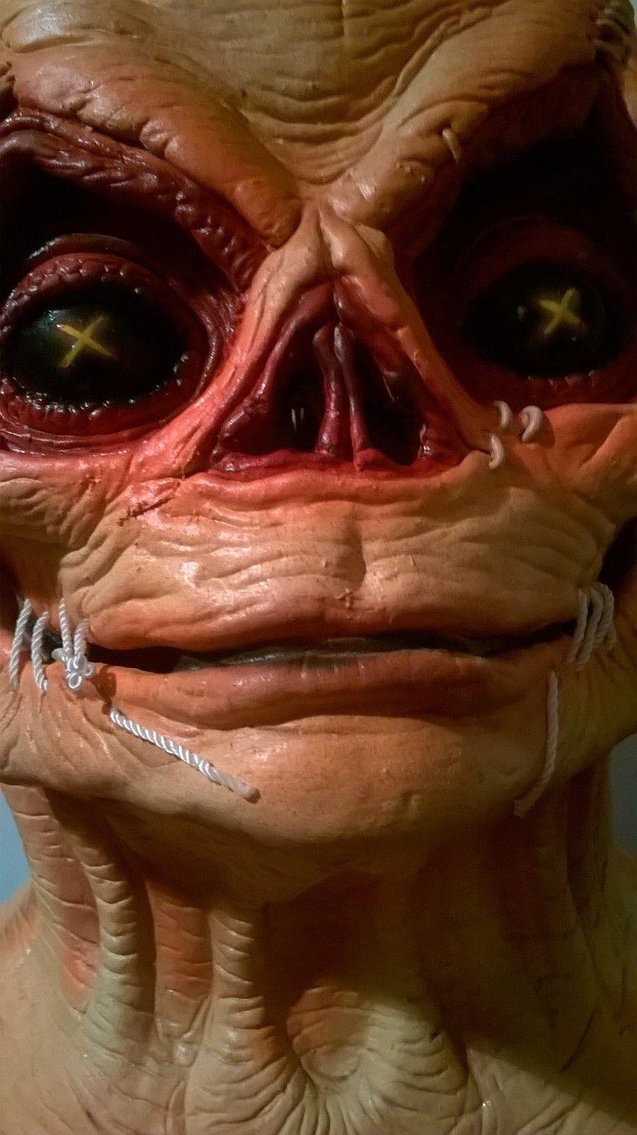 Official TRICK R TREAT SAM BURLAP Unmasked Latex Mask Halloween Horror