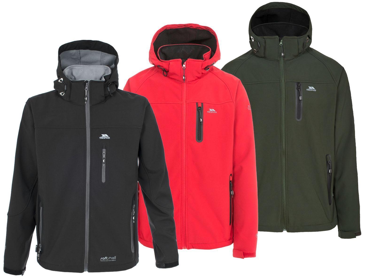 Trespass Mens Accelerator II Waterproof Breathable Softshell Jacket