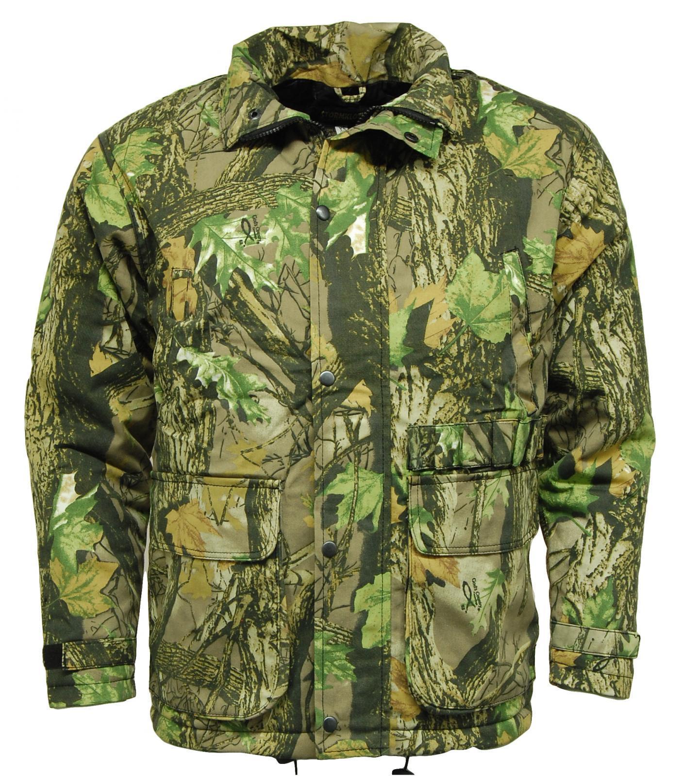 Men/'s Stormkloth Camouflage Waterproof Delux Hunting Fishing Camo Jacket Coat