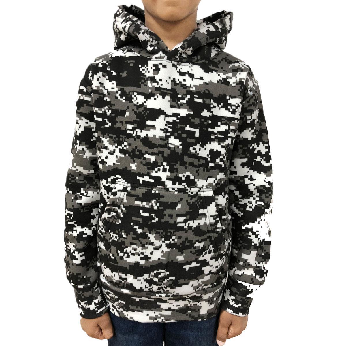 Game Mens Digital Camouflage Hoodie Army Hunting Shooting Camo Hooded Top