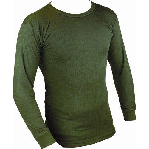 Highlander Military Army Thermal Vest Base Layer Top Long Sleaves
