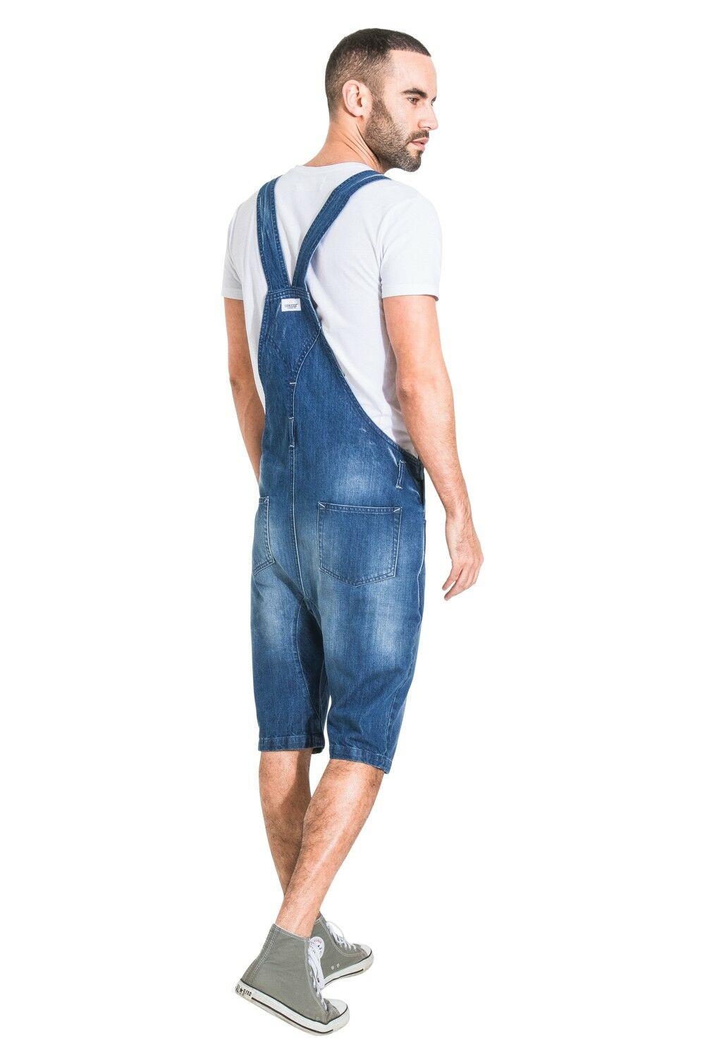 USKEES - Homme - Salopette Short Stonewash Overall ...