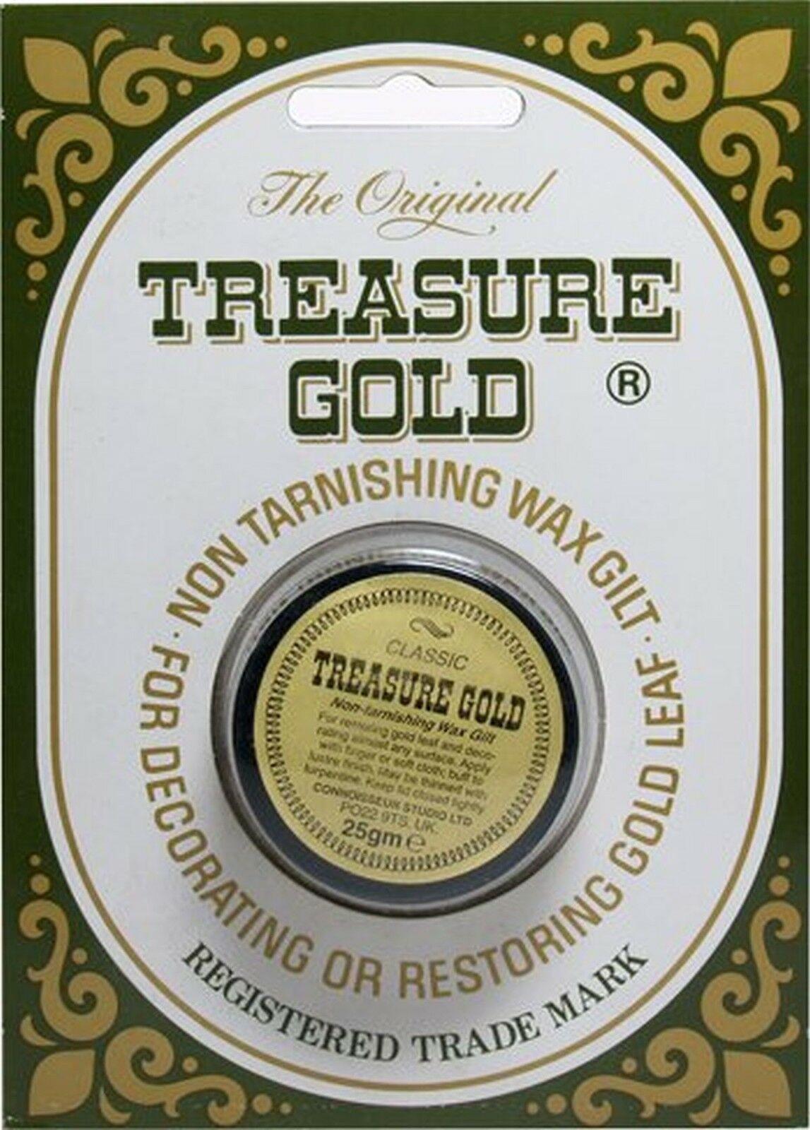 Treasure Gold Metallic Gilt Leaf Gilding Wax & Sealer Restoring Antique