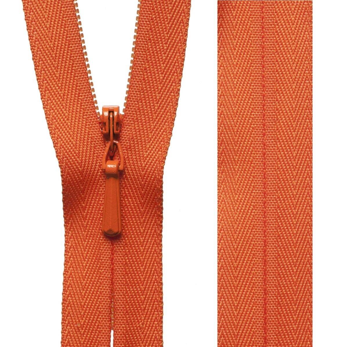 20cm23cm41cm56cm Cream YKK Concealed Zip Invisible Zip Closed End