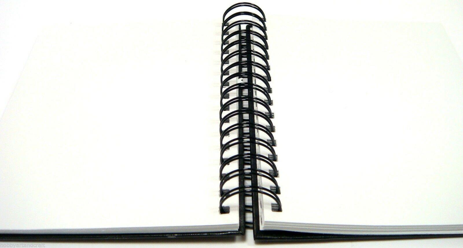 Nero A spirale Sketchbook Schizzo Pad RILEGATO Disegno Cartuccia carta da disegno
