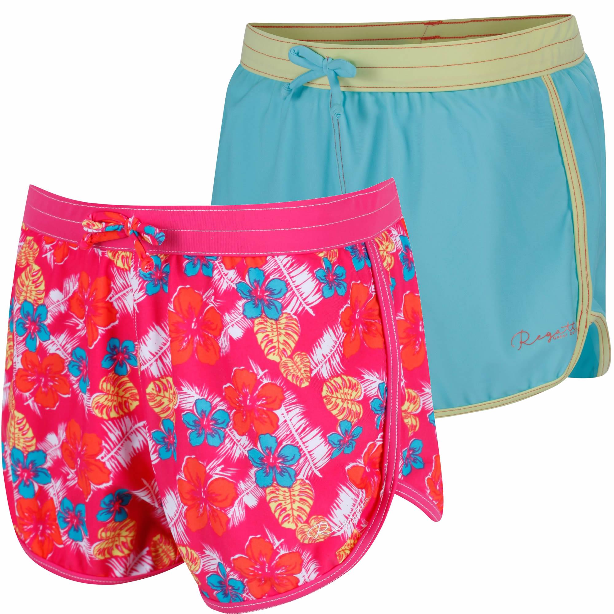 Regatta Girls Frilla Swim Shorts Swimming Beach Surf Swimwear eBay