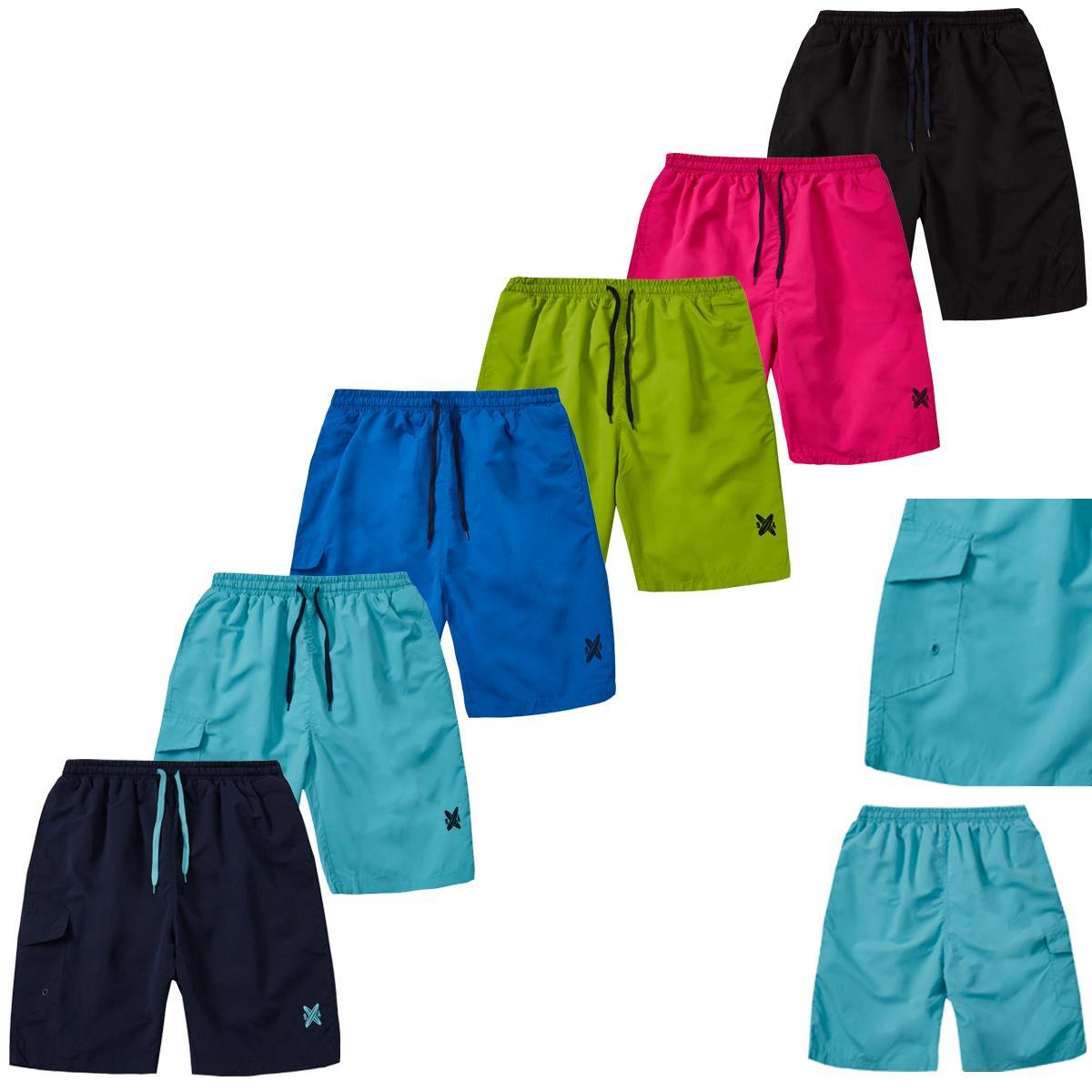 lined swim shorts