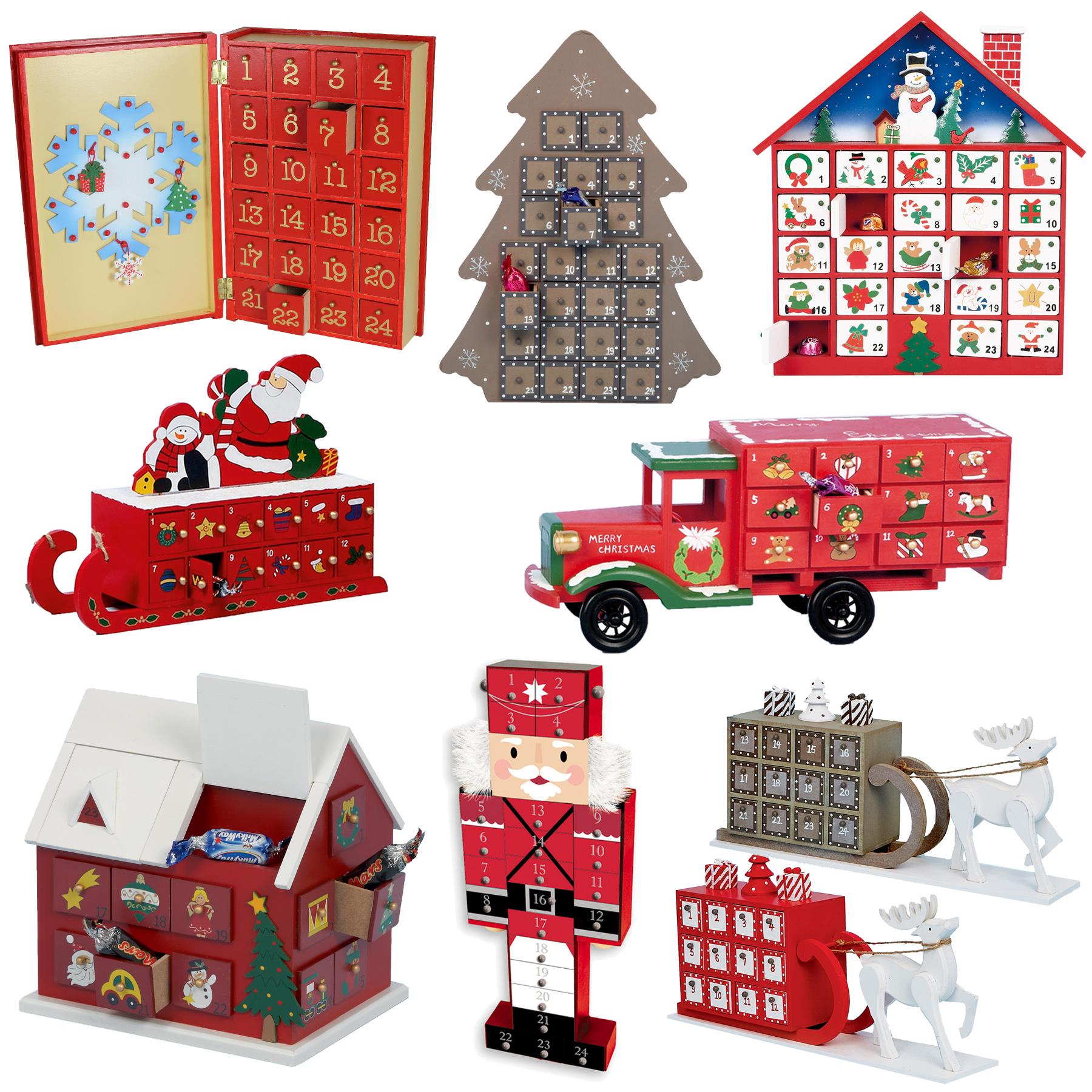 Premier Weihnachten Holz Adventskalender - Add Dein Eigenes