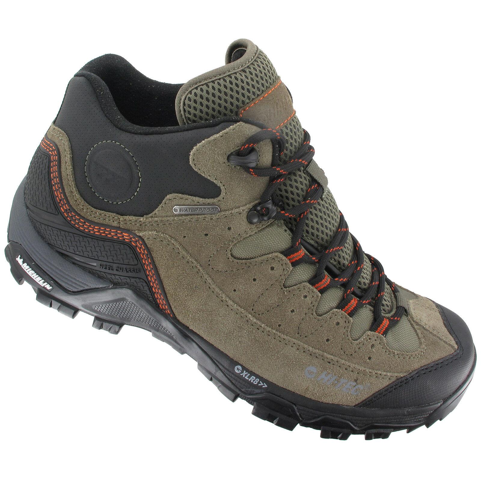 MENS HITEC OX BELMONT MID I WP WATERPROOF MICHELIN SOLE