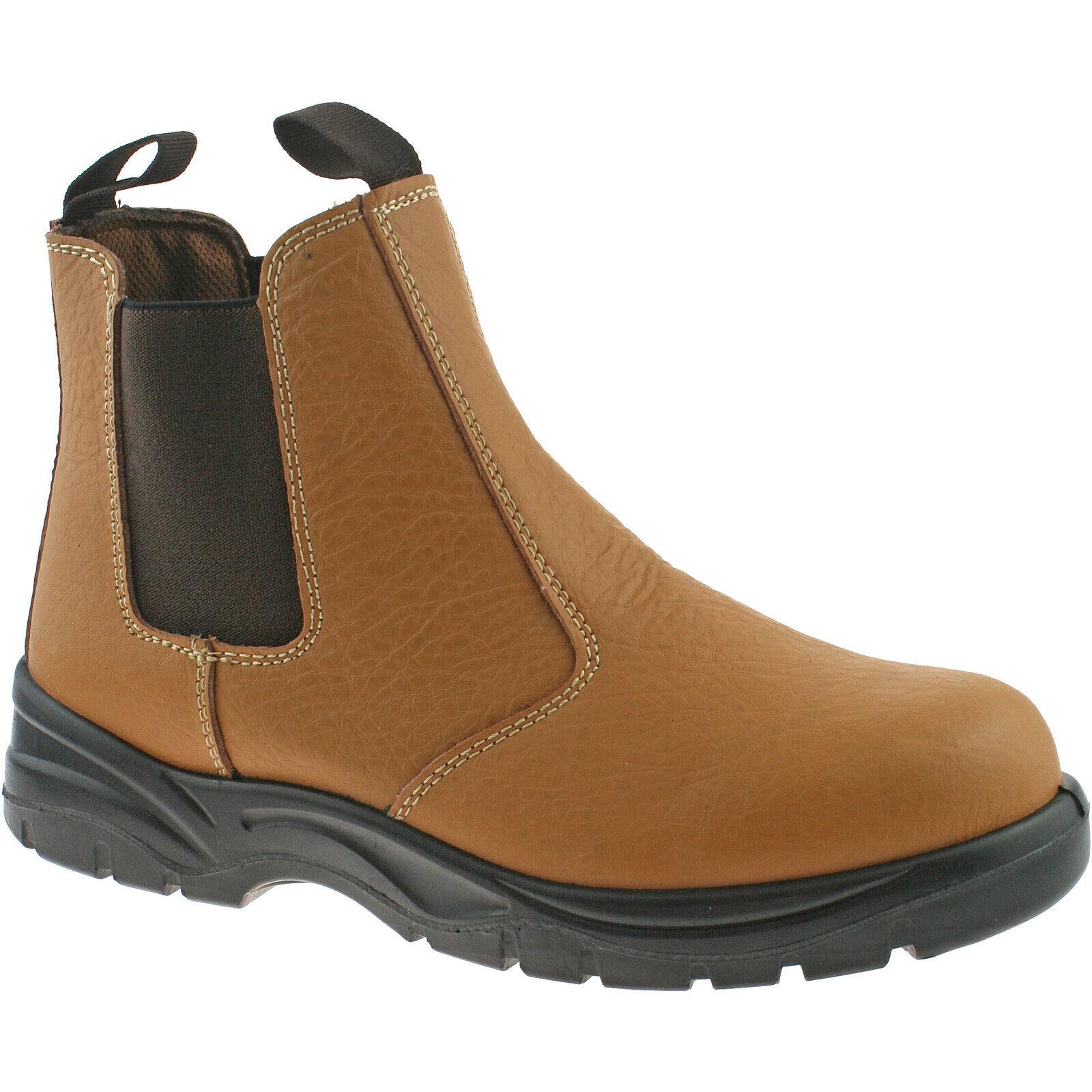 tan dealer safety boots