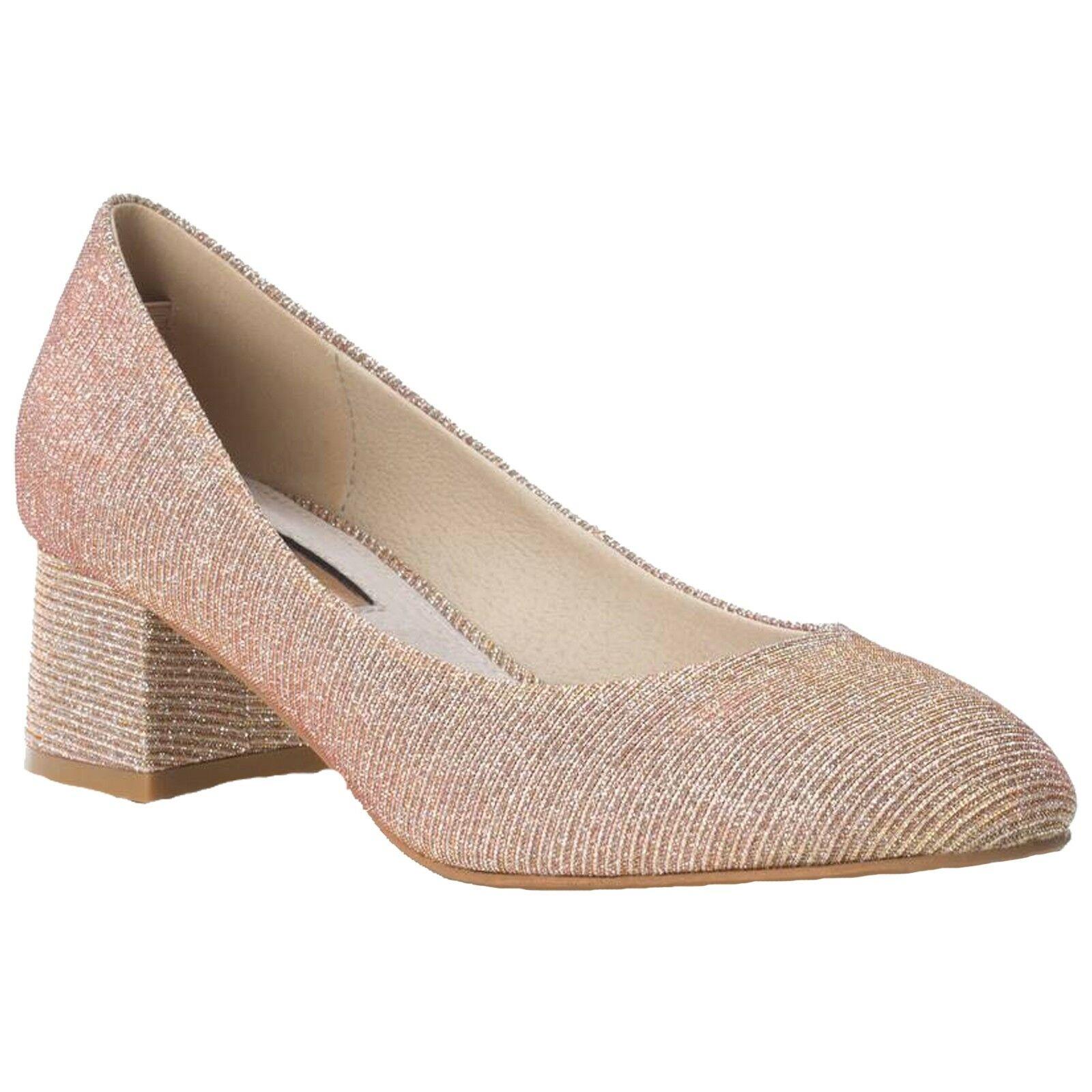 nude court block heel