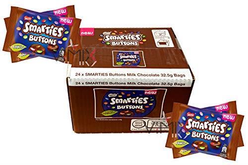 Nestle Smarties Milk Chocolate Buttons Bags 32.5g