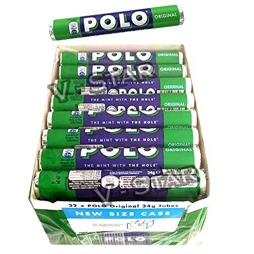 Polo Mints Box 34g Tubes 