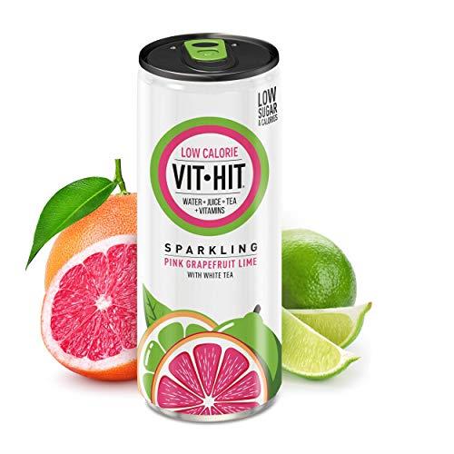 VIT HIT Sparkling Pink Grapefruit & Lime Drink 330ml 