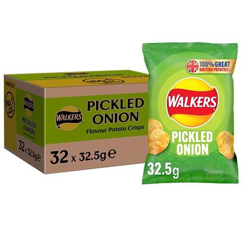 Walkers Snacks | Crisps Pickled Onion Crisps Box 32.5 g
