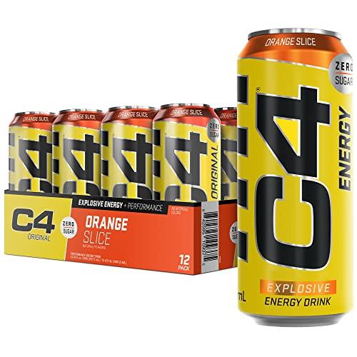 C4 Energy Drink � Sugar Free Caffeinated Energy-Drink | Orange Slice