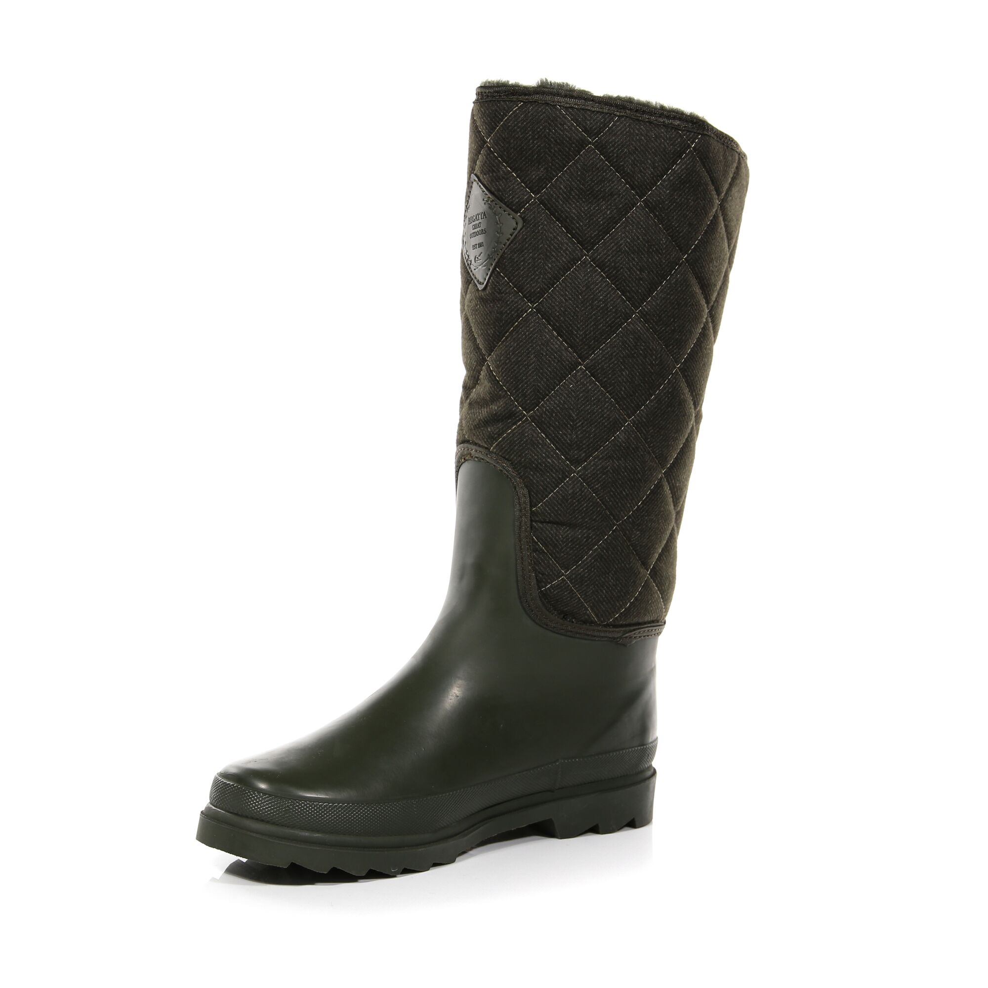 regatta fleetwood wellies black