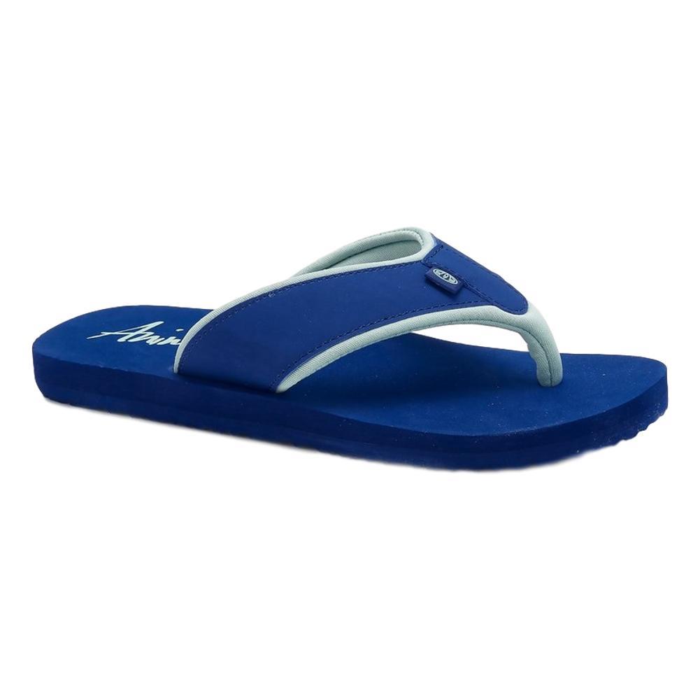 womens navy blue flip flops