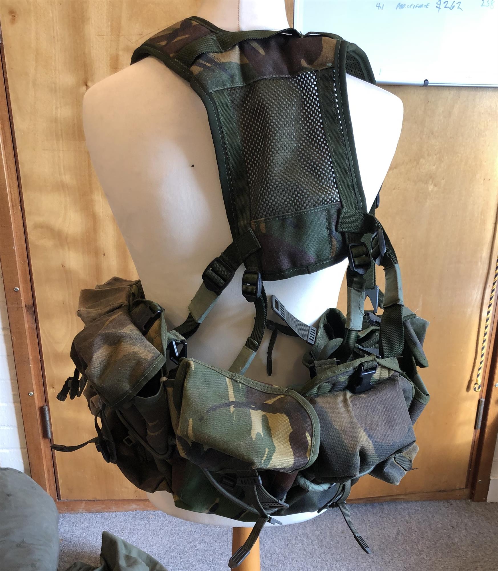 British army surplus DPM camouflage webbing yoke plce set | eBay