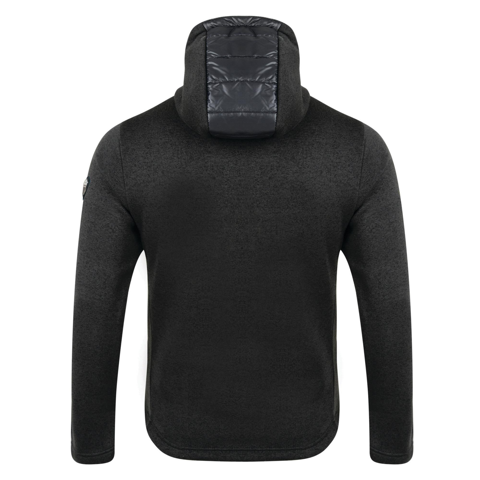 Dare2b Combine Sweater Mens Hooded Full ZIp Fleece Jacket Hybrid - Picture 14 of 16