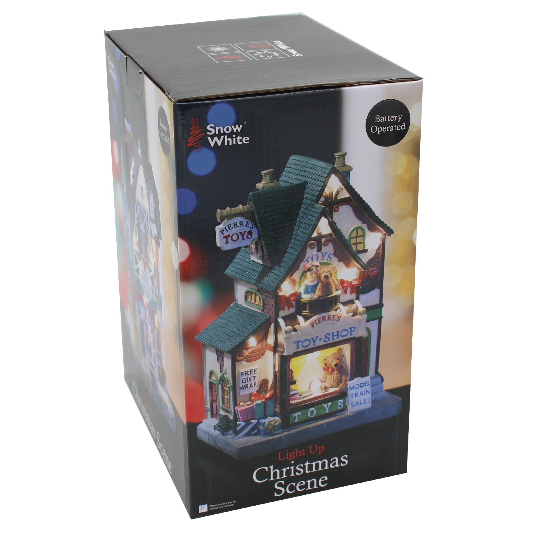 Christmas LED Light up Village Shop Battery Operated Choose Design eBay