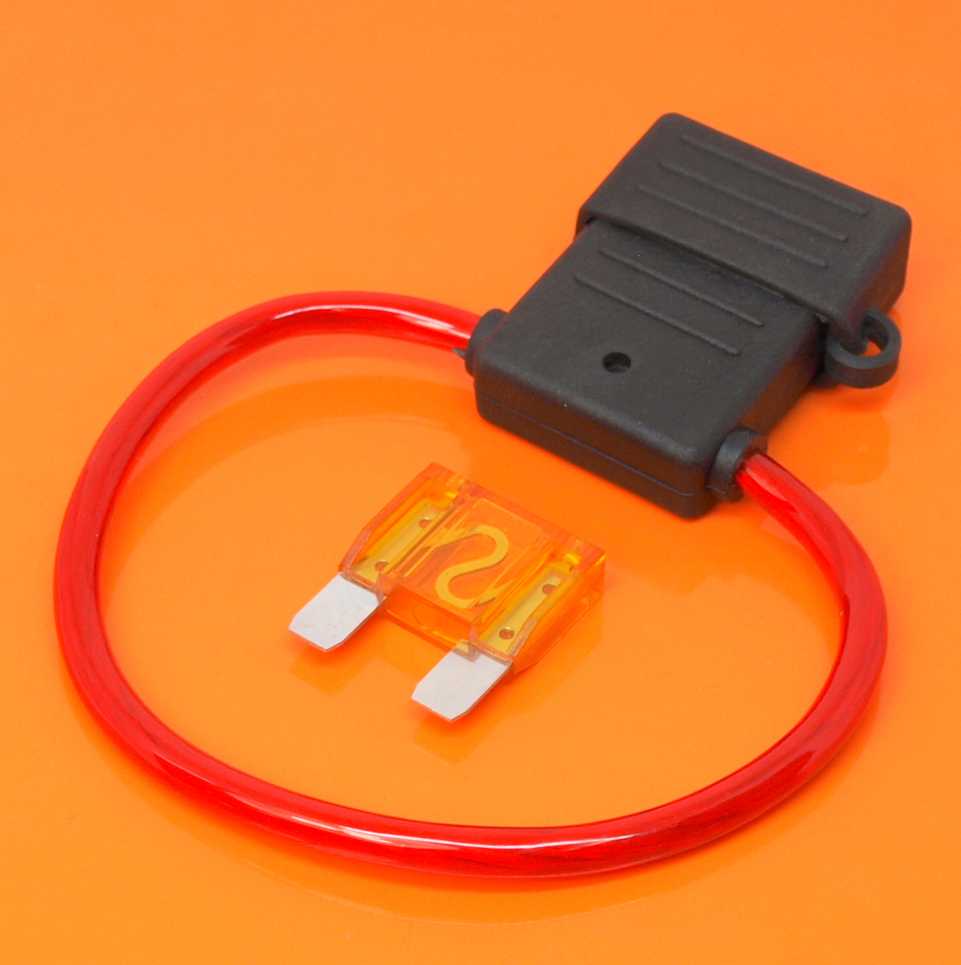 High Quality Maxi Blade Fuse Holder with 40 Amp Orange Fuse Car Van