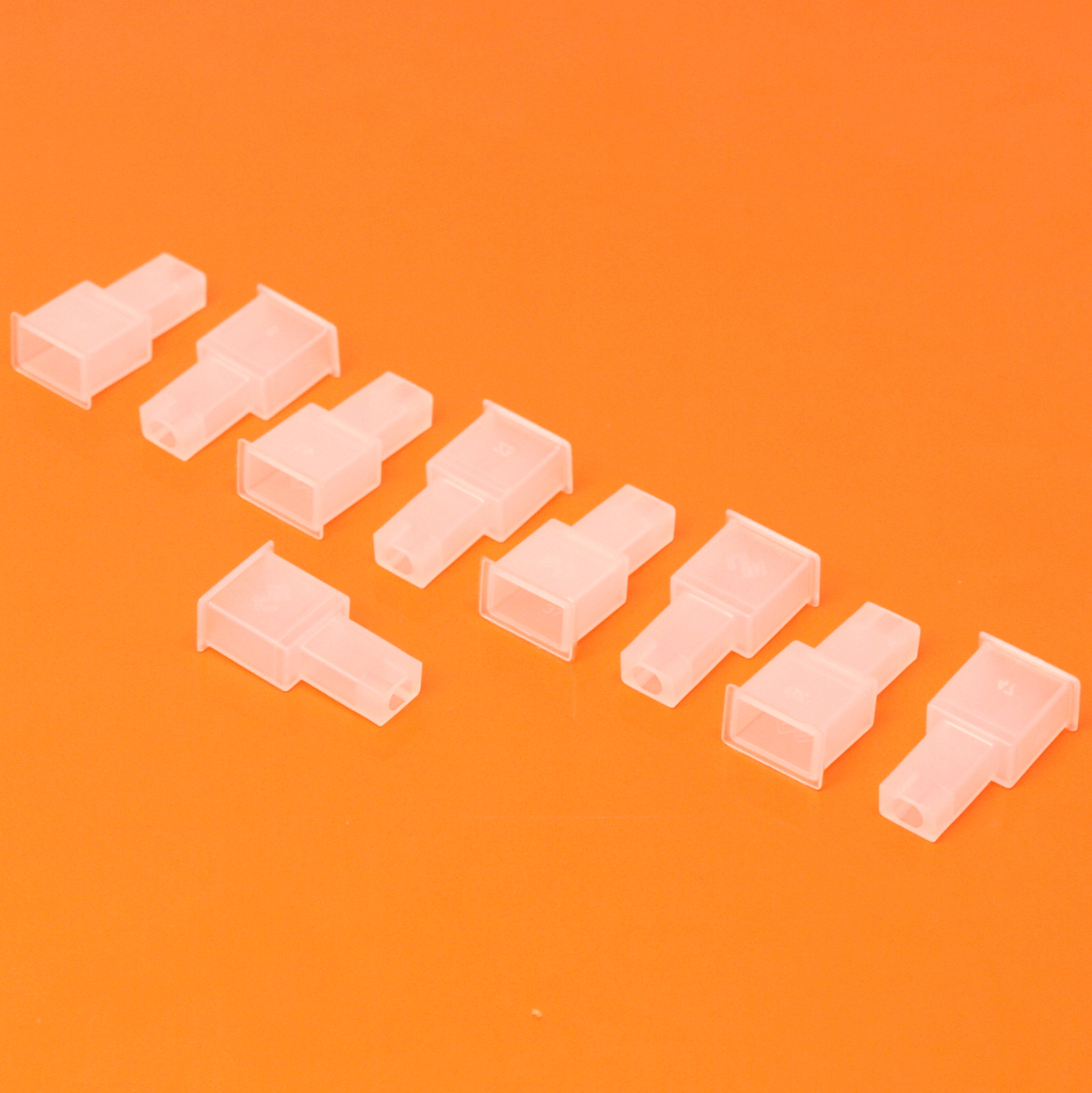 Quality Clear 6.3mm PVC Male Connector Covers / Insulator 6.35mm Spade Terminal eBay