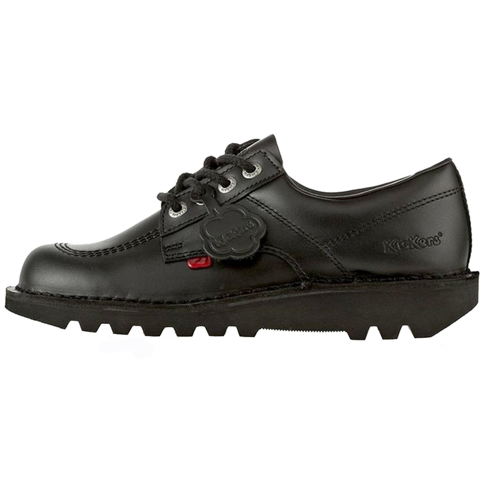 kickers lace up school shoes