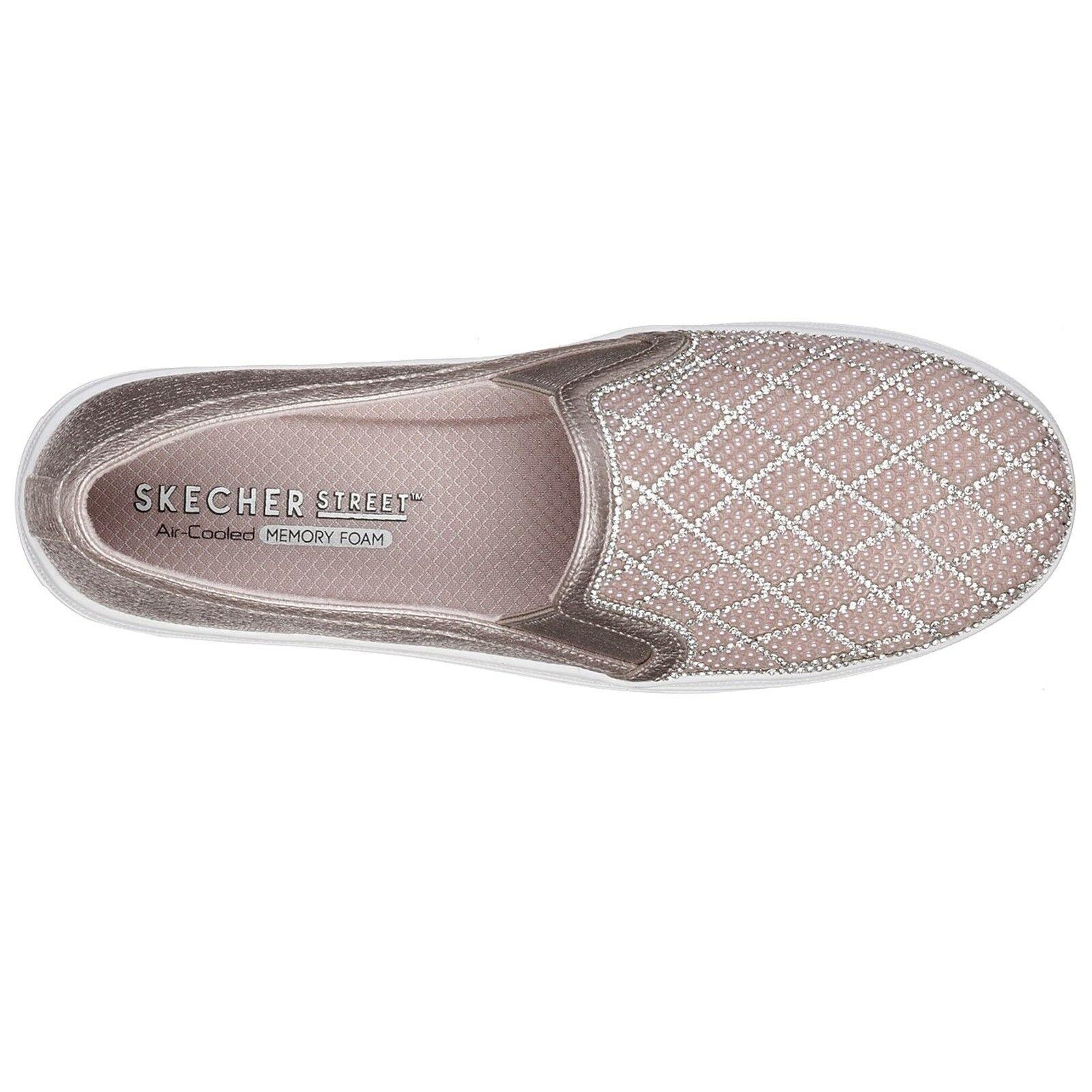 rose gold skechers womens