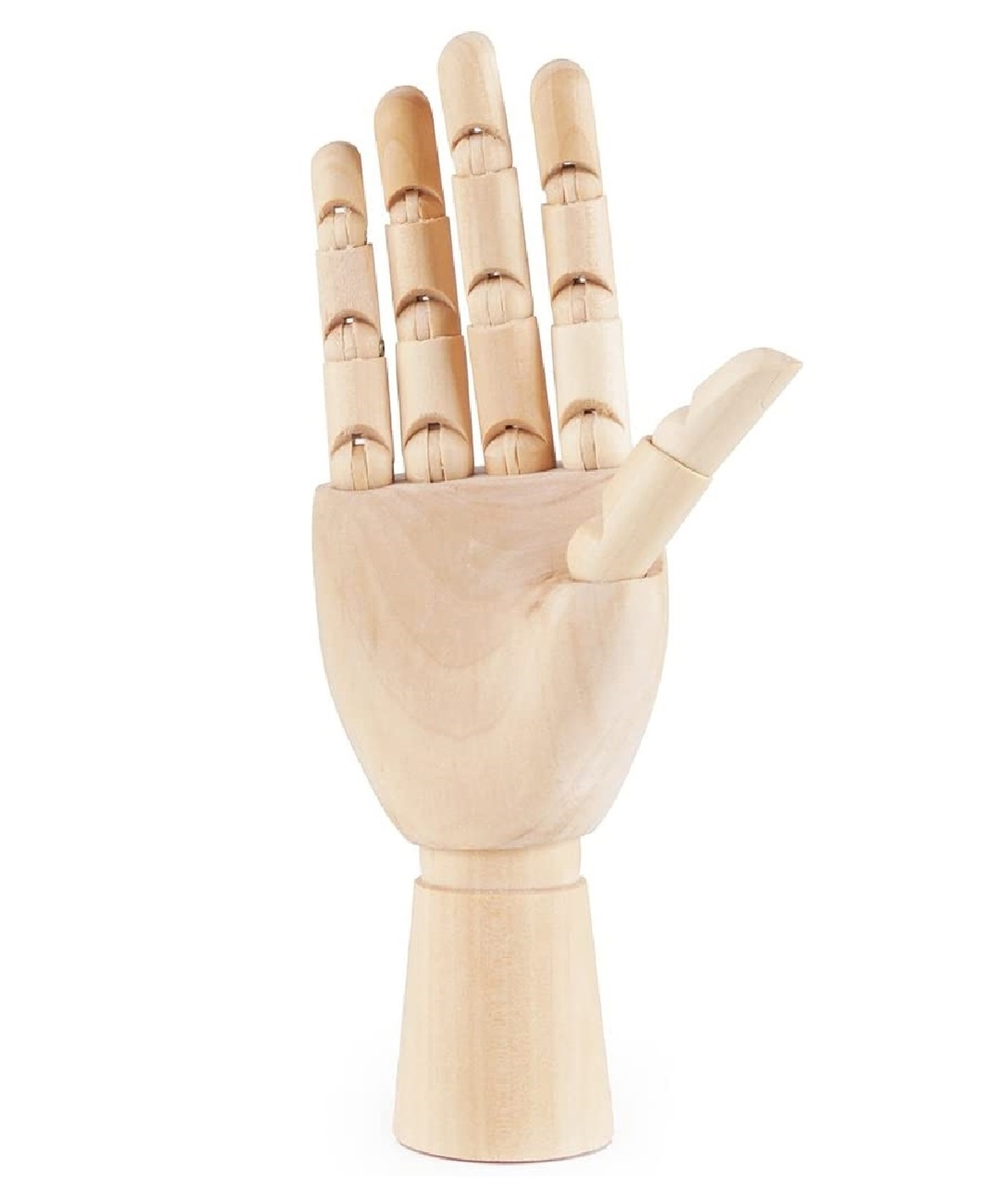 20cm Right Wooden Hand Articulated Artist Posable Fingers Sketching