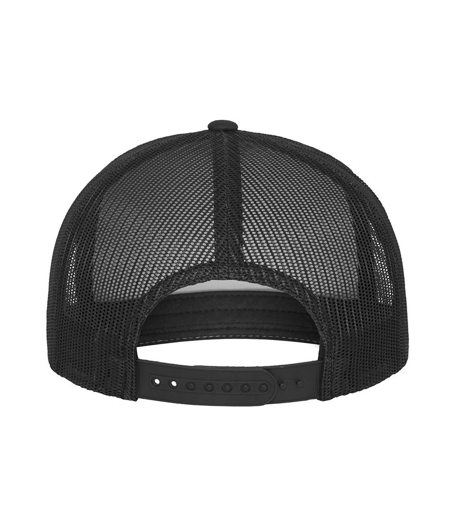 Flexfit Contrast Trucker Cap High Profile Baseball Hat GREEN BLACK or BLUE - Picture 2 of 9