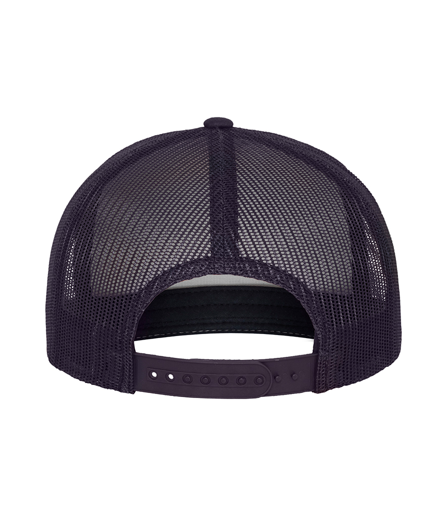 Flexfit Contrast Trucker Cap High Profile Baseball Hat GREEN BLACK or BLUE - Picture 6 of 9