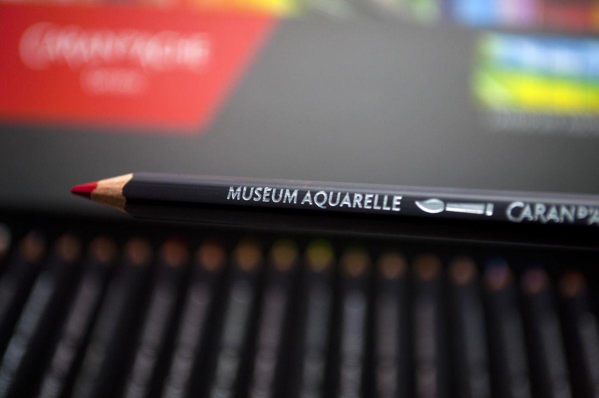 Caran d'Ache : Museum Aquarelle Pencil : Anthraquinoid Pink