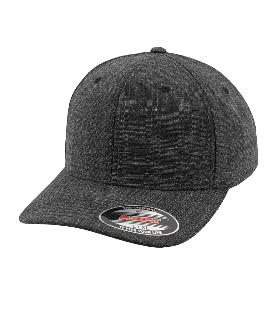 Flexfit Fine Melange 6 Hat Profile Panel eBay Baseball Mid | Cap Strapless