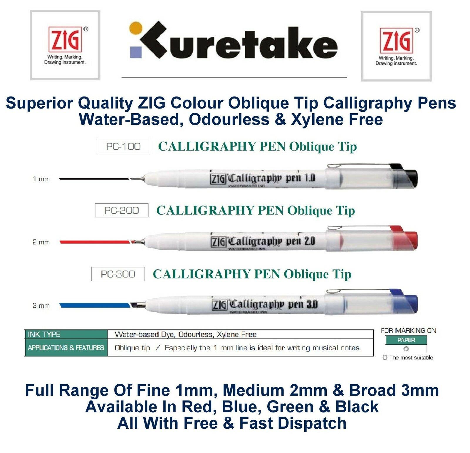 Zig Calligraphy II Dye Marker Set of 24