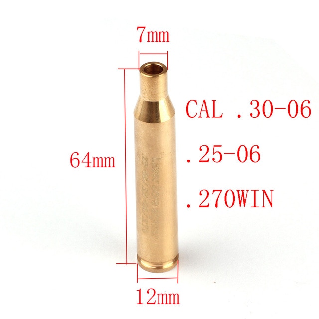 Red Dot Laser Bore Sighter Cartridge or Casing 308 9.3 12G 30-06 Rifle - Picture 15 of 15