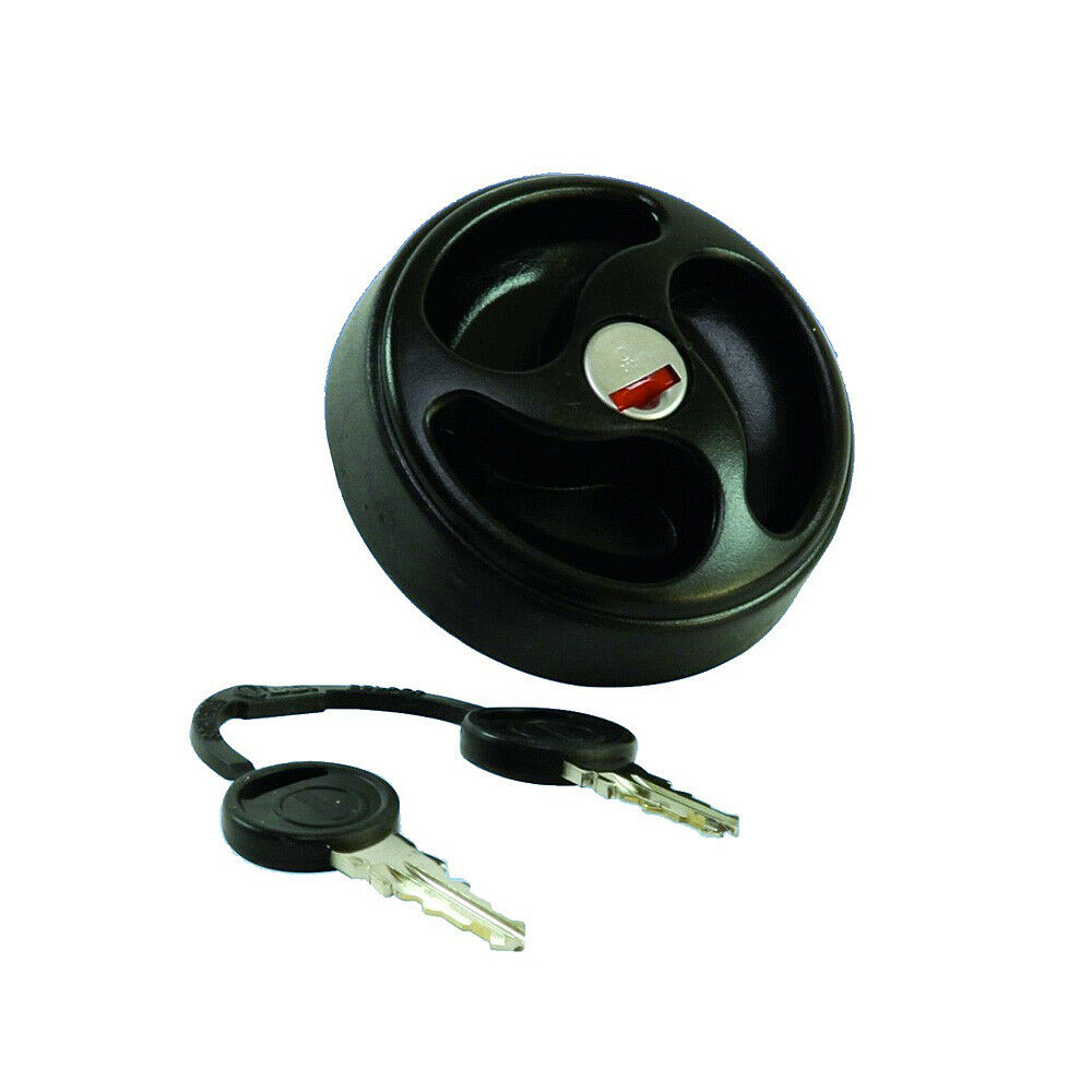 PLS Black Lockable Water Tank Filler Cap with Keys ES2150 Caravan Boat Motorhome eBay