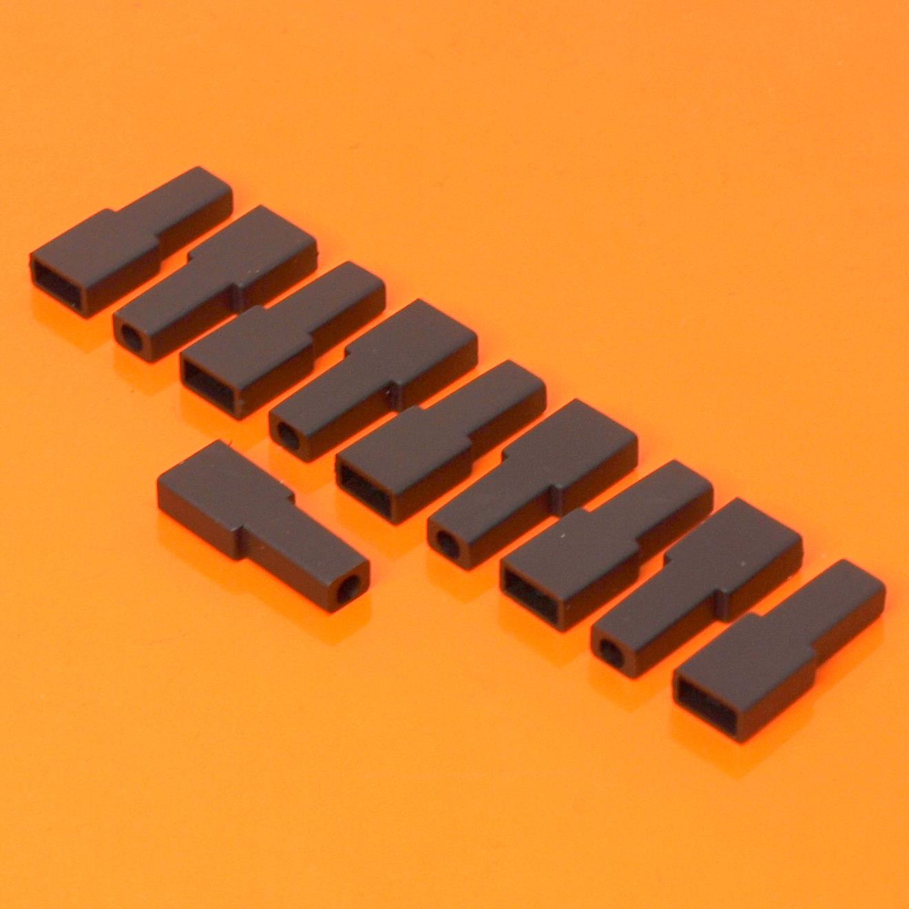 Quality Black 6.3mm PVC Female Connector Covers Insulator 6.35mm Spade Terminal eBay