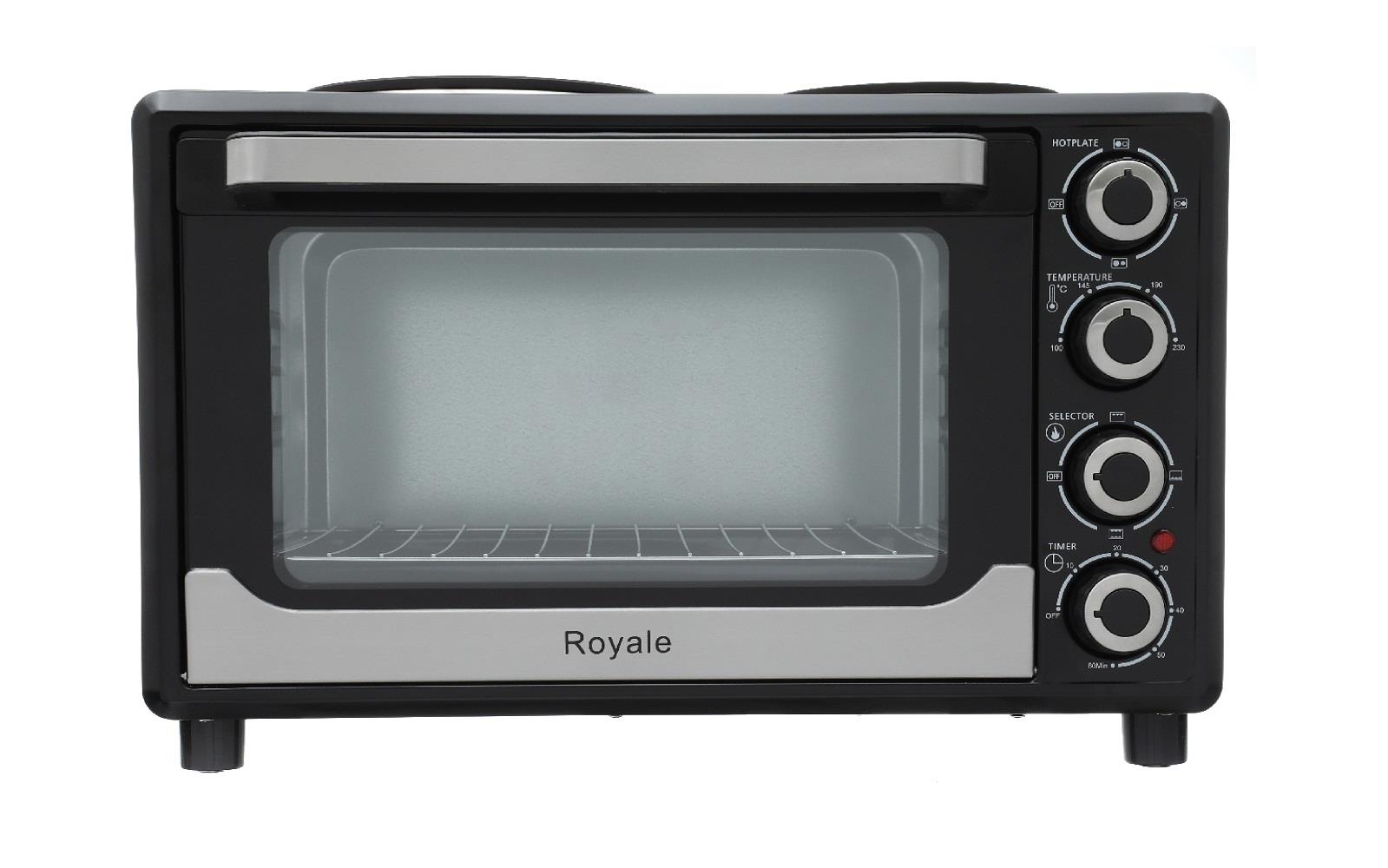 Royale TT30 Mini Cooker Electric 32L Table Top Cooker Oven with Two