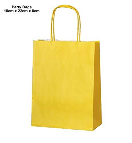 Sacchetti di Carta Festa Natale Compleanno Manico Pesanti Forte Sacchetti Regalo 120gsm (12 Colori) - Foto 20 di 20