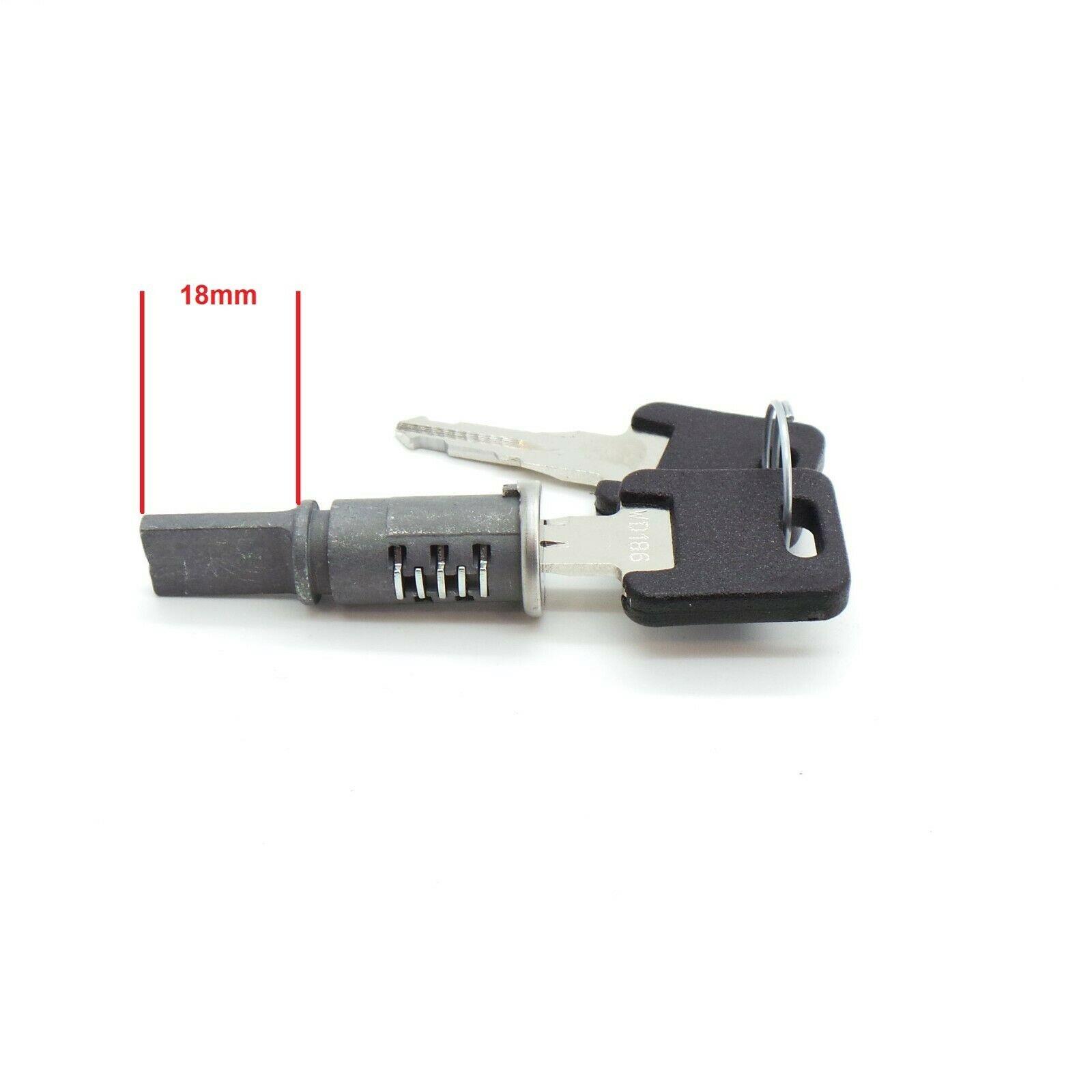 West Alloy WD Long Replacement Door Lock Barrel c/w 2 Keys Caravan
