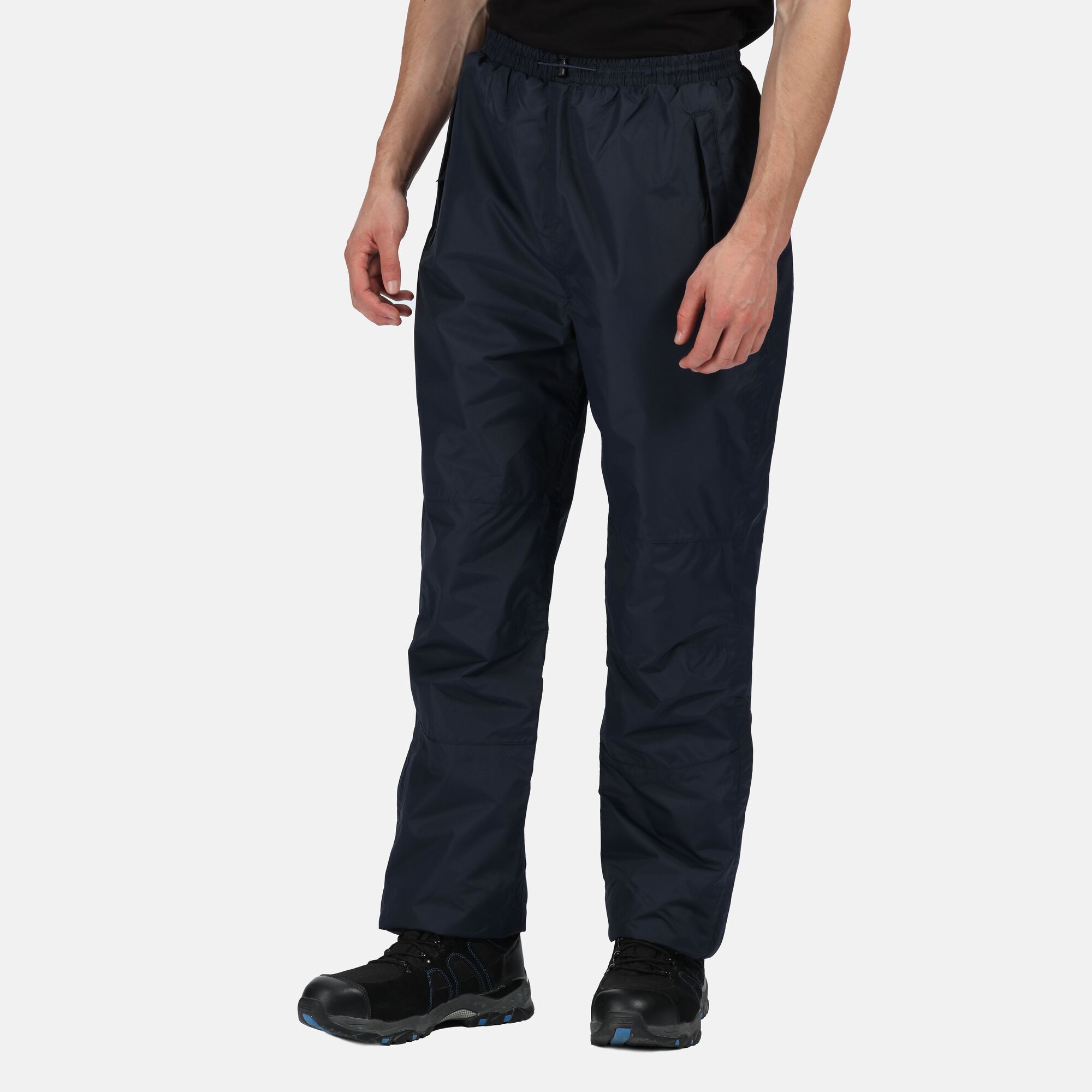 Regatta Linton Mens Lined Overtrousers Waterproof Breathable Lightly ...