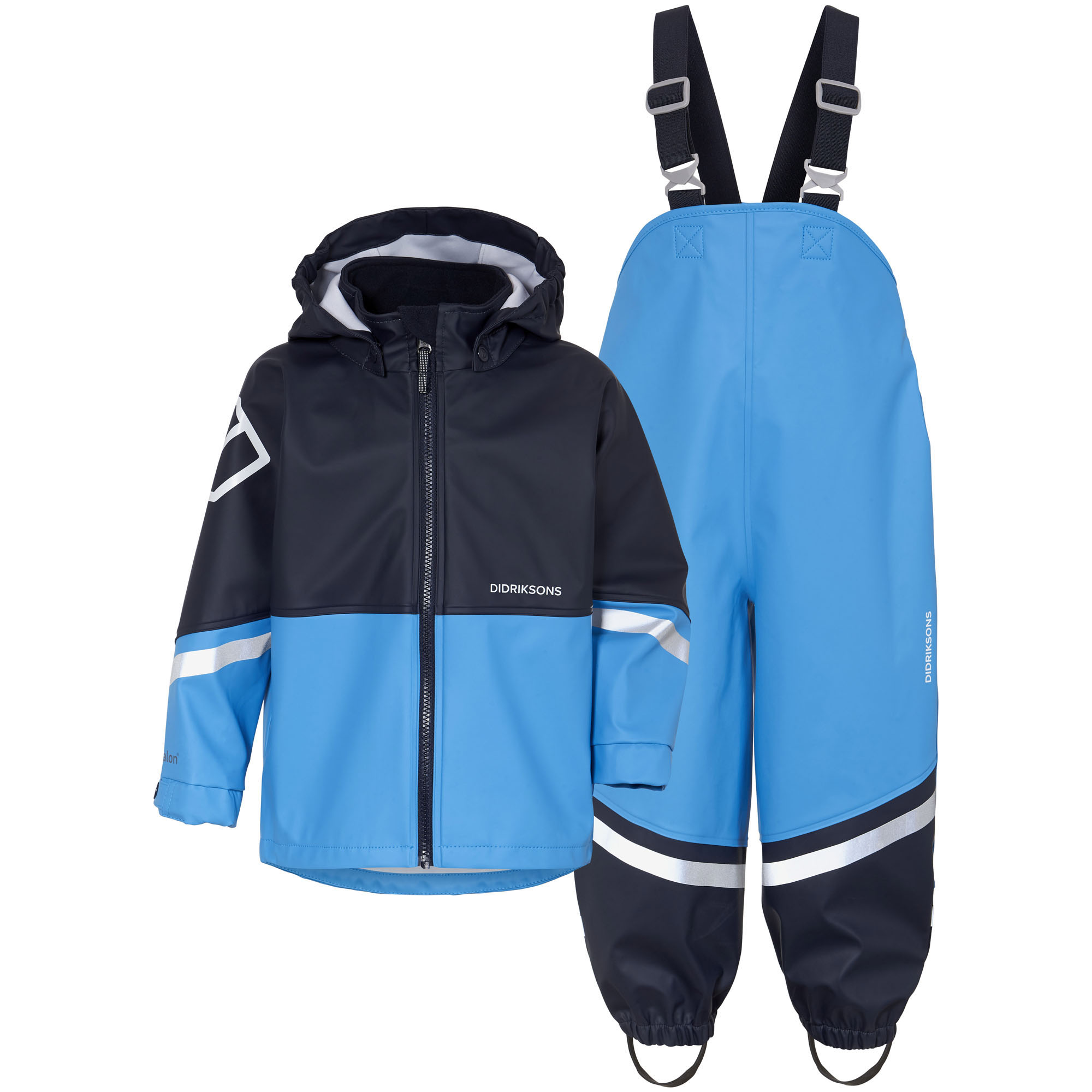 Didriksons Waterman Kids PU Waterproof Jacket & Trouser Rain Set | eBay