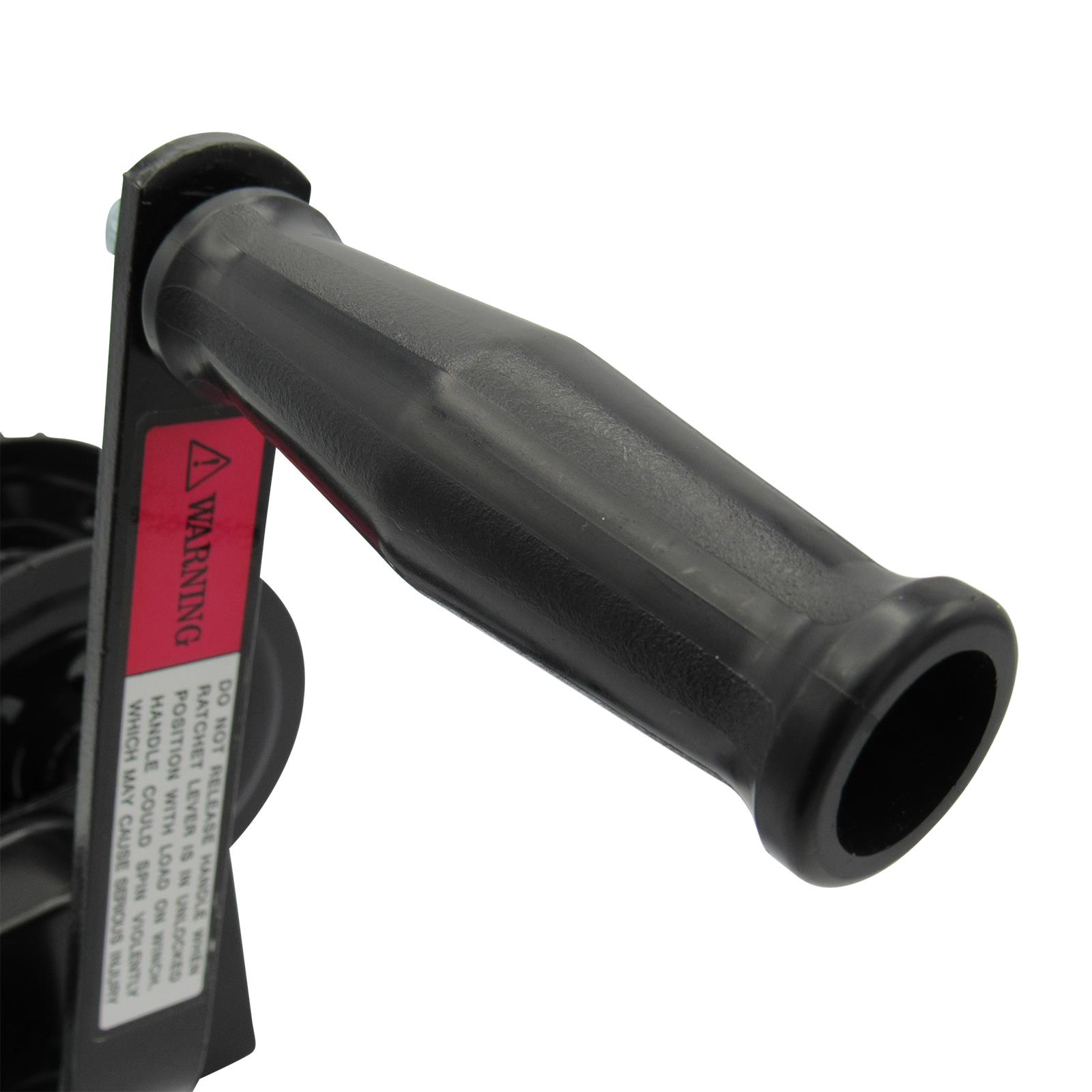 Cabrestante manual en acabado negro con freno 600 lb - 2500 lb (extractor de remolque para automóvil) - Imagen 22 de 48