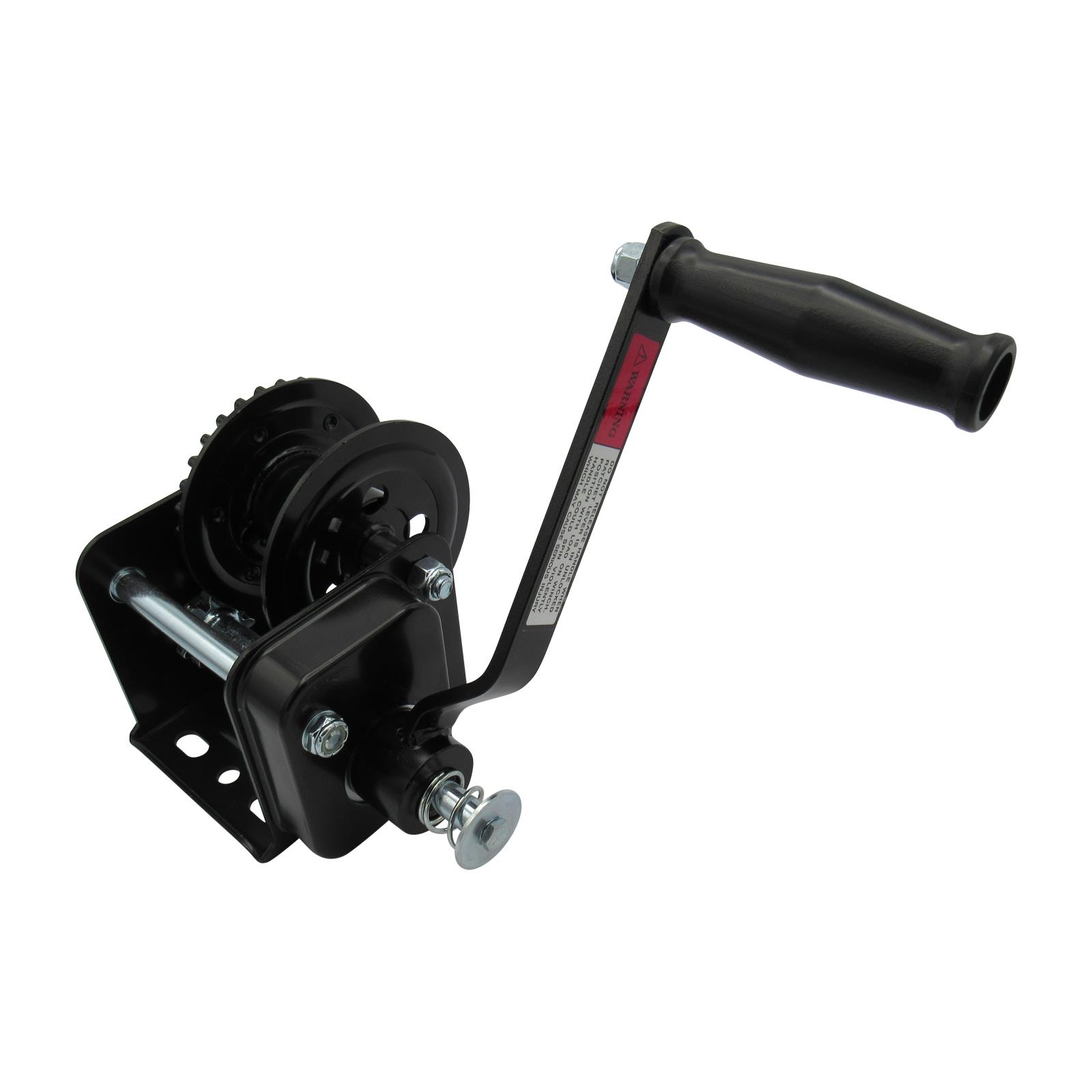 Cabrestante manual en acabado negro con freno 600 lb - 2500 lb (extractor de remolque para automóvil) - Imagen 26 de 48