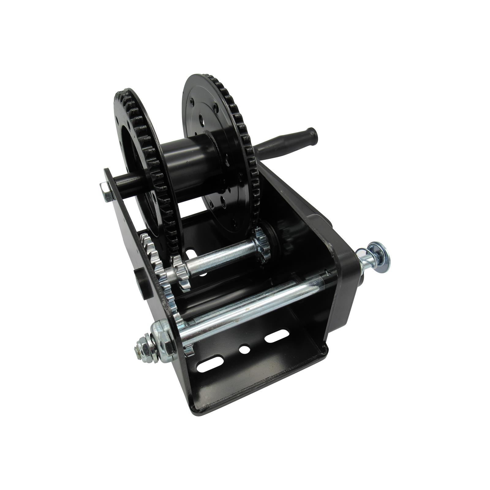 Cabrestante manual en acabado negro con freno 600 lb - 2500 lb (extractor de remolque para automóvil) - Imagen 33 de 48