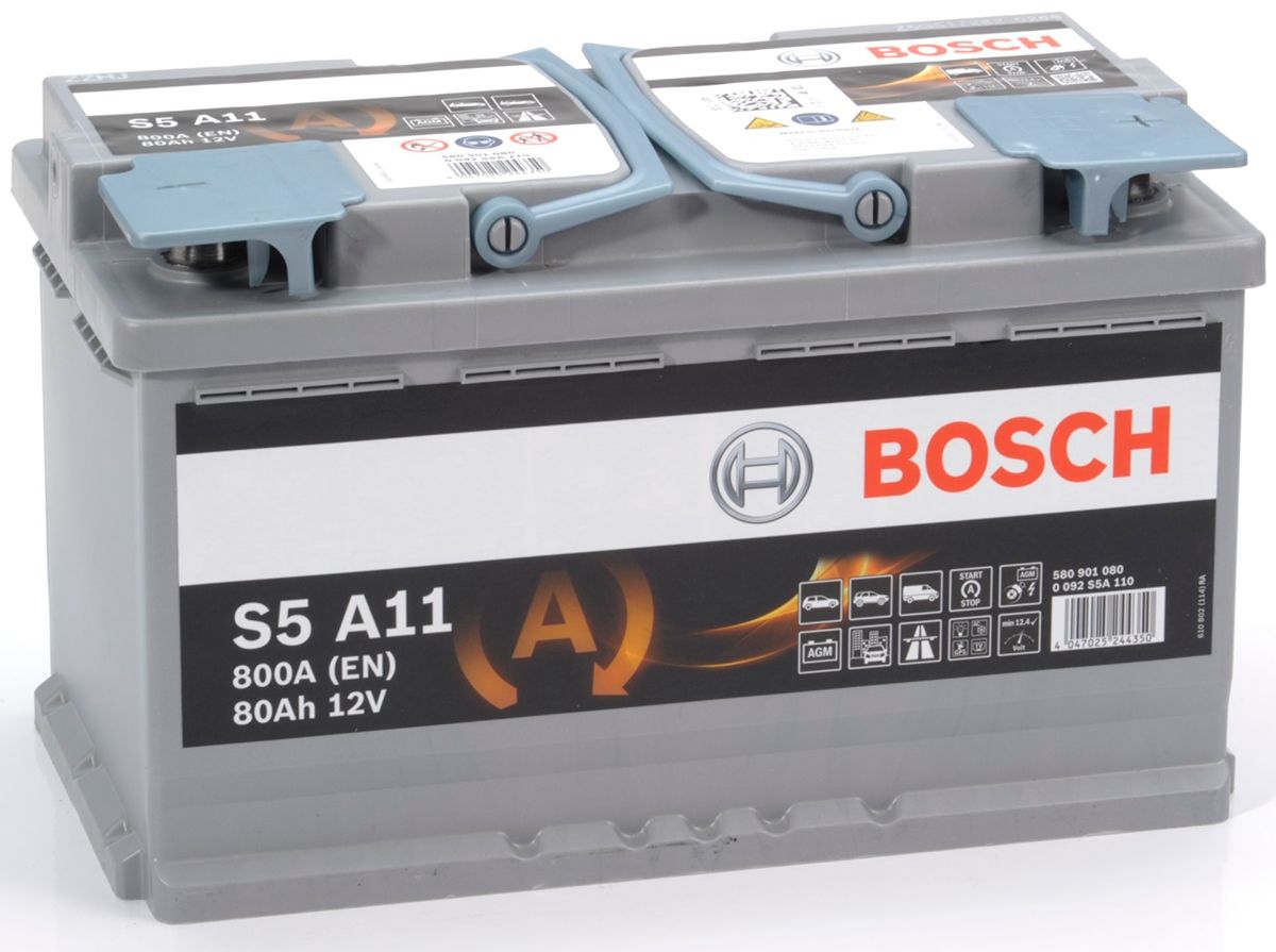 Bosch S5A11 Car Battery 12V AGM Start Stop 5 Yr Warranty